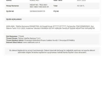 Yanlış Numaraya Ödeme Yaptım, Paramı Geri İstiyorum