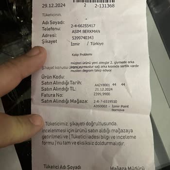 Ayakkabıda Dikiş Hatası Ve Yetersiz Müşteri Hizmeti