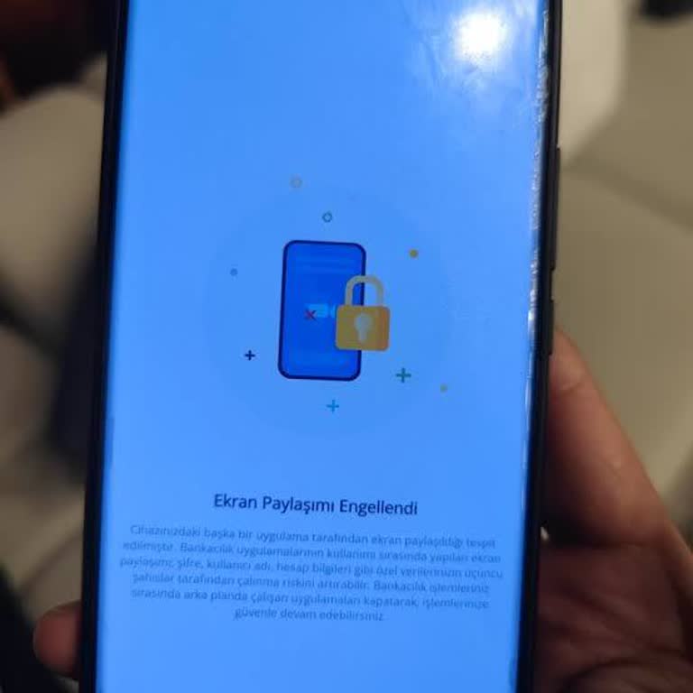 Mobil Uygulamada Giriş Sorunu