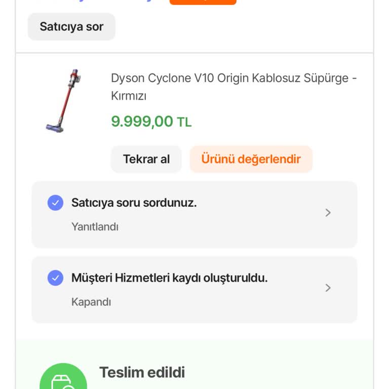 Dyson V10 Süpürge Hayal Kırıklığı