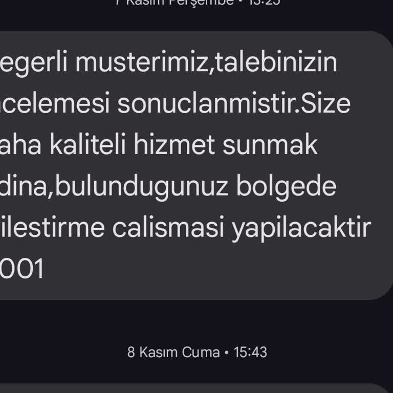 Türk Telekom Mobil Şebeke Sorunu