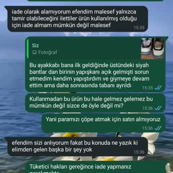 Kalitesiz Ayakkabılar Ve İlgisiz Müşteri Hizmetleri