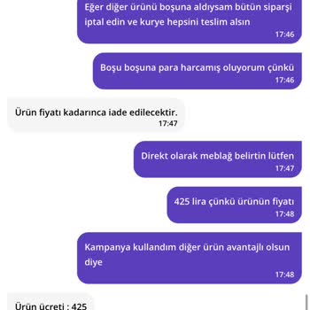 Yanlış Gönderilen Ürün Ve Eksik İade Sorunu