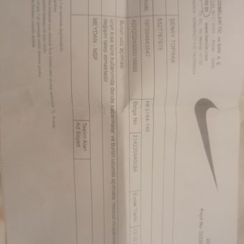 Nike Ayakkabının Hızla Deforme Olması Ve Yetersiz Müşteri Hizmeti