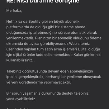 İptal Edilen Abonelikten Haksız Para Çekimi