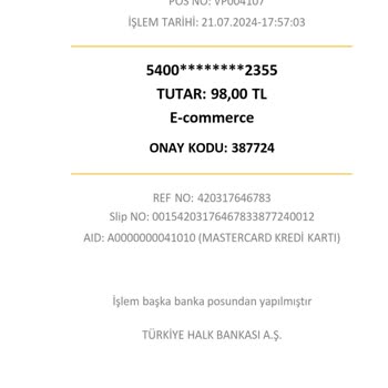 İzinsiz Çekilen Tutar İçin Acil İade Talebi