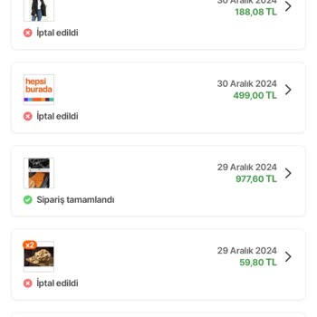 Sipariş İptalleri Ve Yetersiz Çözüm