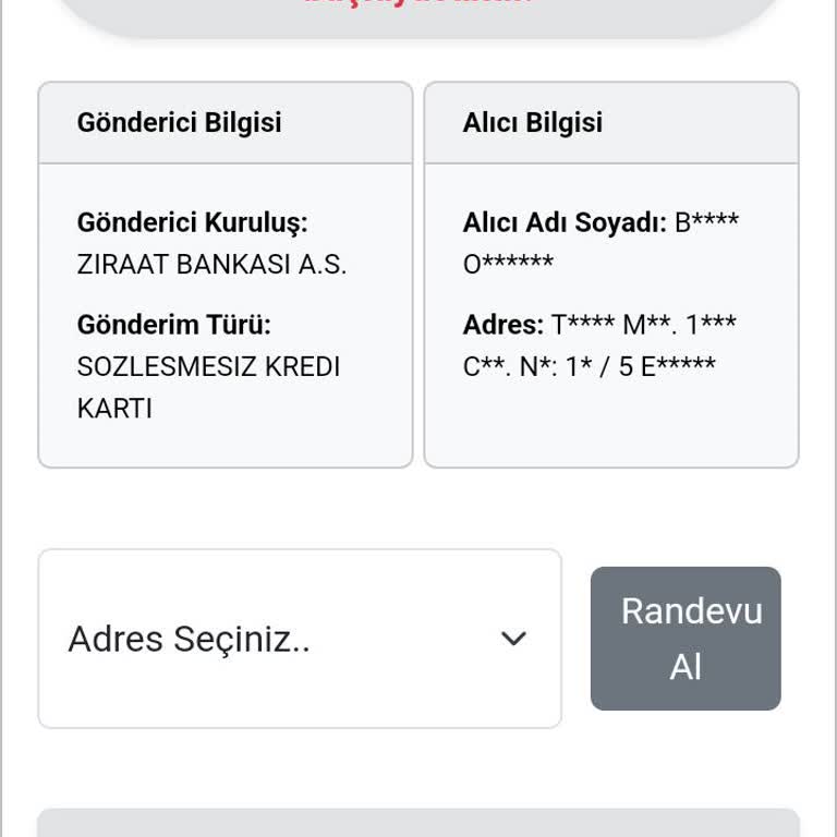 Kart Teslimatında Yaşanan Sorun Ve İletişim Eksikliği
