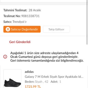 Aras Kargo Bingöl Şubesi Teslimat Sorunu