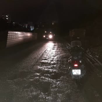 Emlak Konut GYO Tehlikeli Yol Koşulları Nedeniyle Maddi Hasarlı Kaza