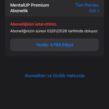 Mentalup Ücretsiz Deneme Yanıltması Ve Üyelik Sorunu