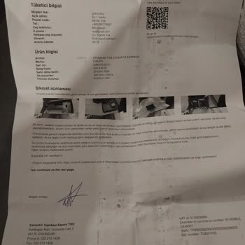 Philips 5500 LatteGo Kahve Makinesi'nin Kısa Sürede Bozulması