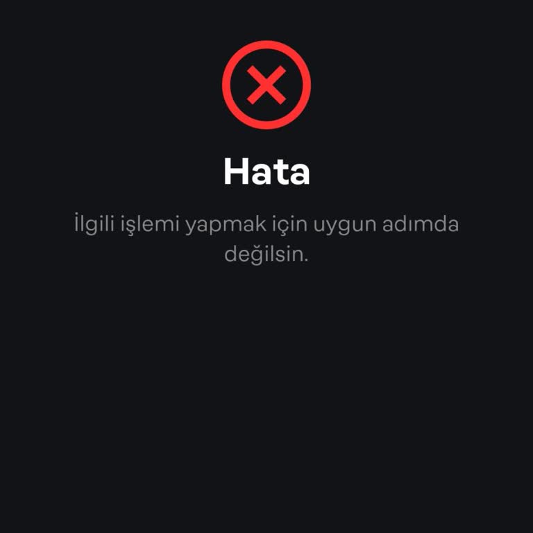 Papara Hesabımı Onaylarken Sürekli Hata Alıyorum