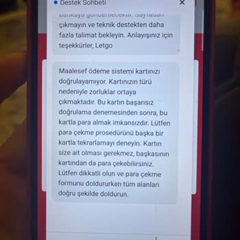 Letgo'da Satış Yapamama Ve Banka Uyumsuzluğu
