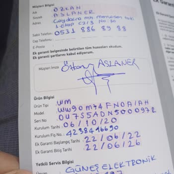 Ek Garanti Sorunu Ve Servis Mağduriyeti