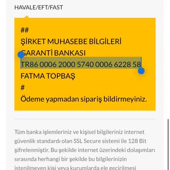 Sipariş Verilen Ürün Teslim Edilmedi