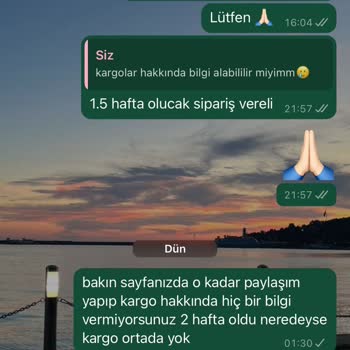 Sipariş Verilen Ürün Teslim Edilmedi