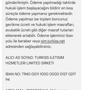 Tekrarlanan Aktivasyon Ücreti Talebi