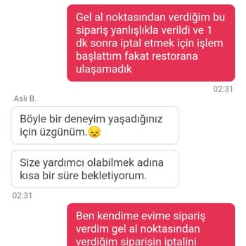 Yemeksepeti'nde Gece Yarısı İptal Krizi