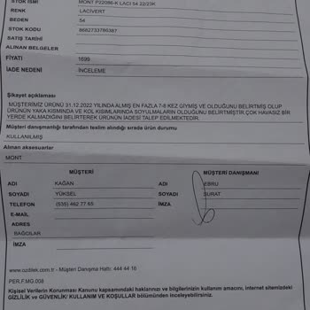 Polo Montun Soyulma Sorunu Ve Müşteri Hizmetleri Hayal Kırıklığı