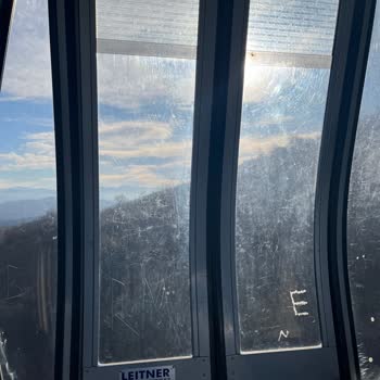 Ordu Büyükşehir Belediyesi Boztepe Teleferik Camları Görüşü Engelliyor