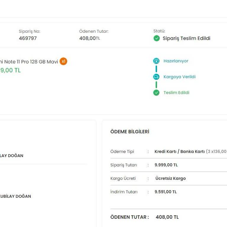EasyCep Paramı İade Etmiyor Bozuk Telefon Mağduriyeti