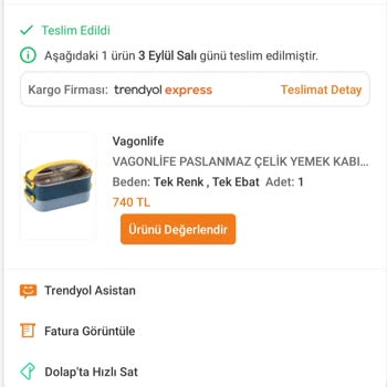 Üç Ayda Çatlayan Beslenme Kabı İçin Yedek Parça Talebi
