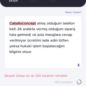 Siparişim Gelmedi Ve Mesajlara Cevap Alınamıyor