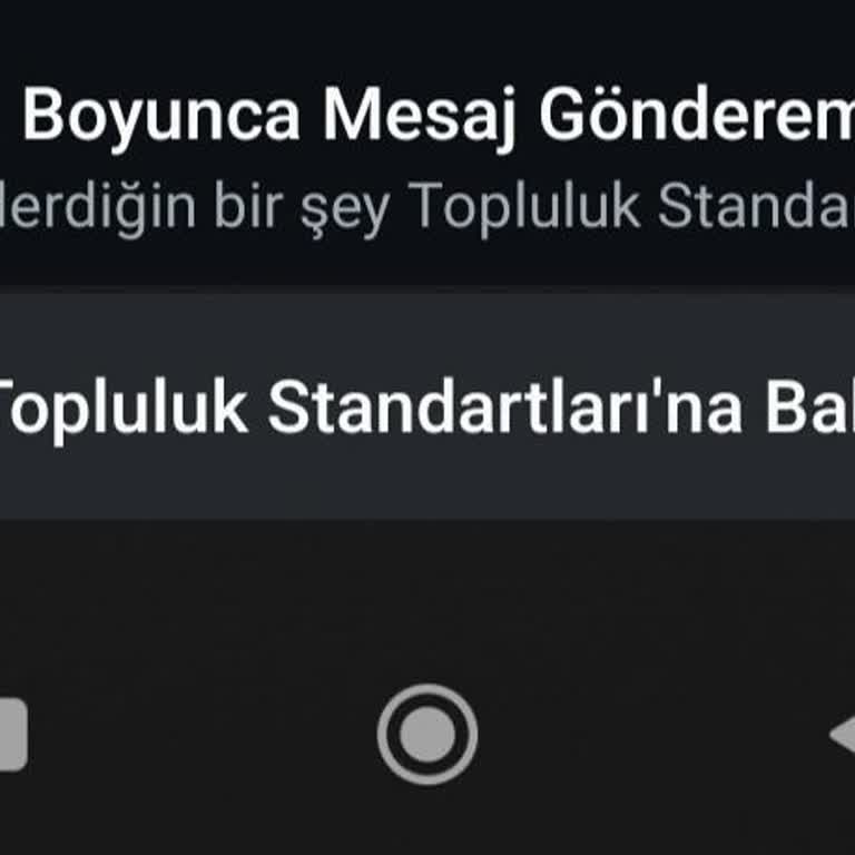 Instagram Haksız Mesaj Banı Sorunu