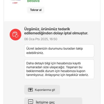 Eksik Ürün Teslimatı Ve Yanıltıcı Bilgilendirme Sorunu
