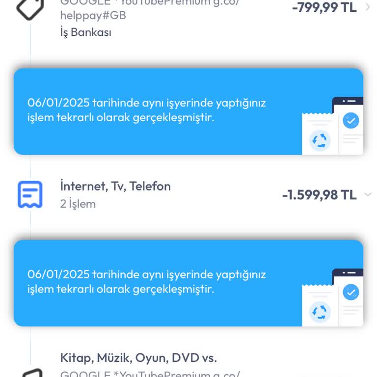 İzinsiz YouTube Premium Üyelik Ücreti Kesintisi