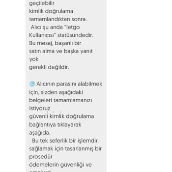 Letgo'da Güvenlik Sorunları Ve Yanıltıcı Mesajlar