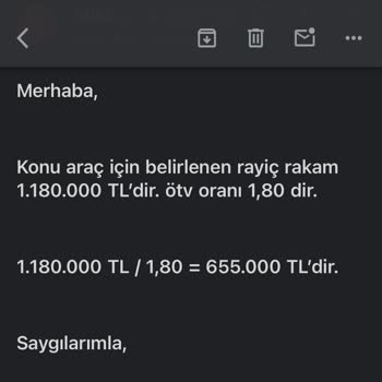 ÖTV Muafiyetli Aracın Rayiç Bedeli Düşürüldü