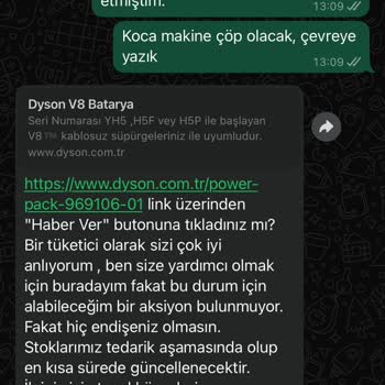Dyson Süpürge İçin Yedek Parça Krizi Ve Müşteri Hizmetleri Sorunu