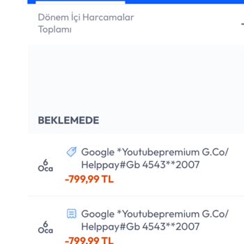 İzinsiz YouTube Premium Üyelikleri Ve Kredi Kartı Çekimi