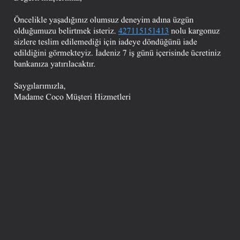 Madame Coco'dan Kayıp Saat Krizi: Ne Ürün Var Ne İade!