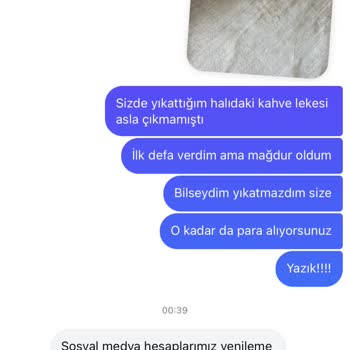 Leke Çıkmayan Halı Temizliği Hayal Kırıklığı