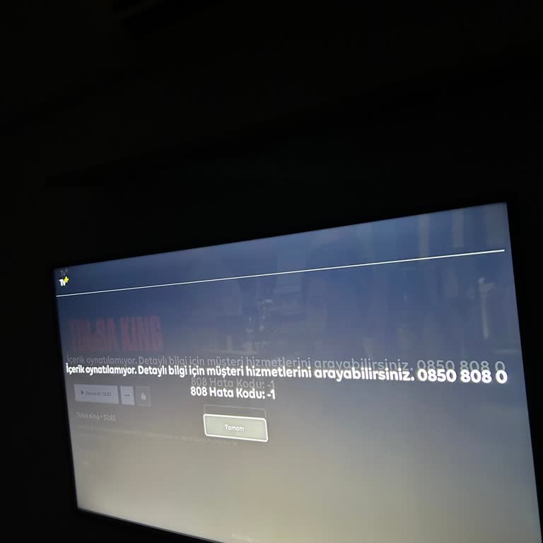 TV+ Uygulamasında Hata Kodu Ve Çözüm Arayışı
