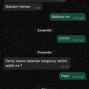 Gecikmeli Ve Sorunlu Ürün Teslimatı
