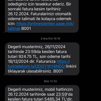 Türk Telekom'dan Şaşırtıcı Yüksek Fatura Şoku
