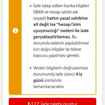 Vodafone İade Sürecinde Yaşanan Sorunlar