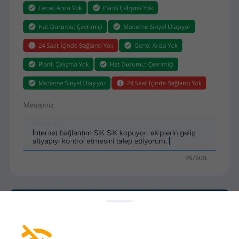 TurkNet İle Sürekli Bağlantı Sorunları Ve Yetersiz Hizmet