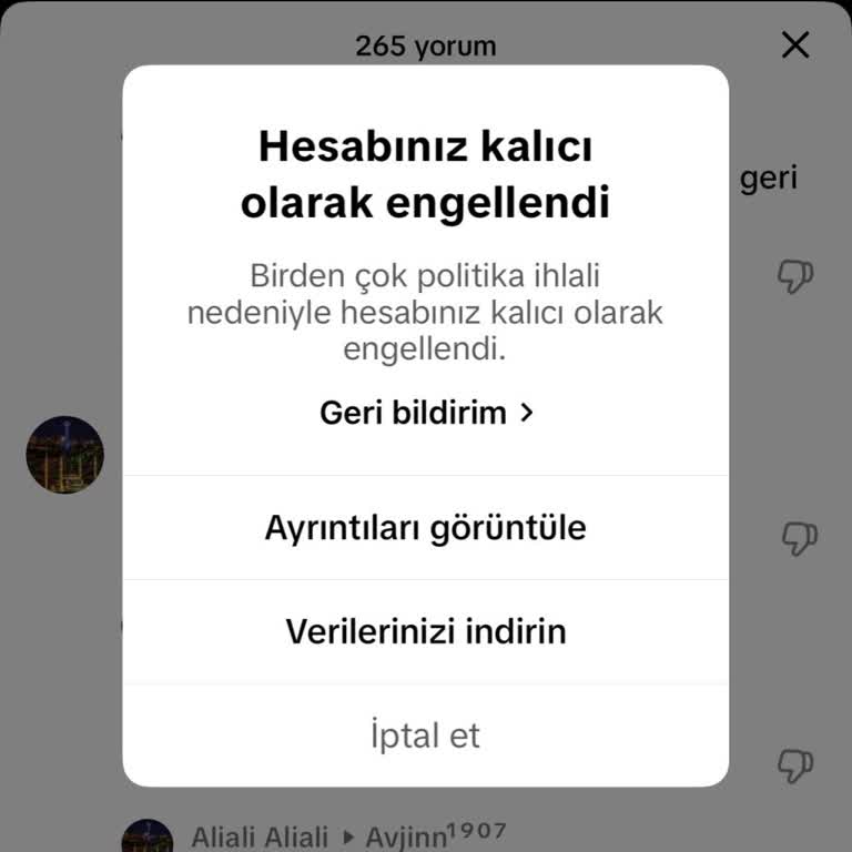Haksız Hesap Engellemesi Ve Kayıp İçerikler