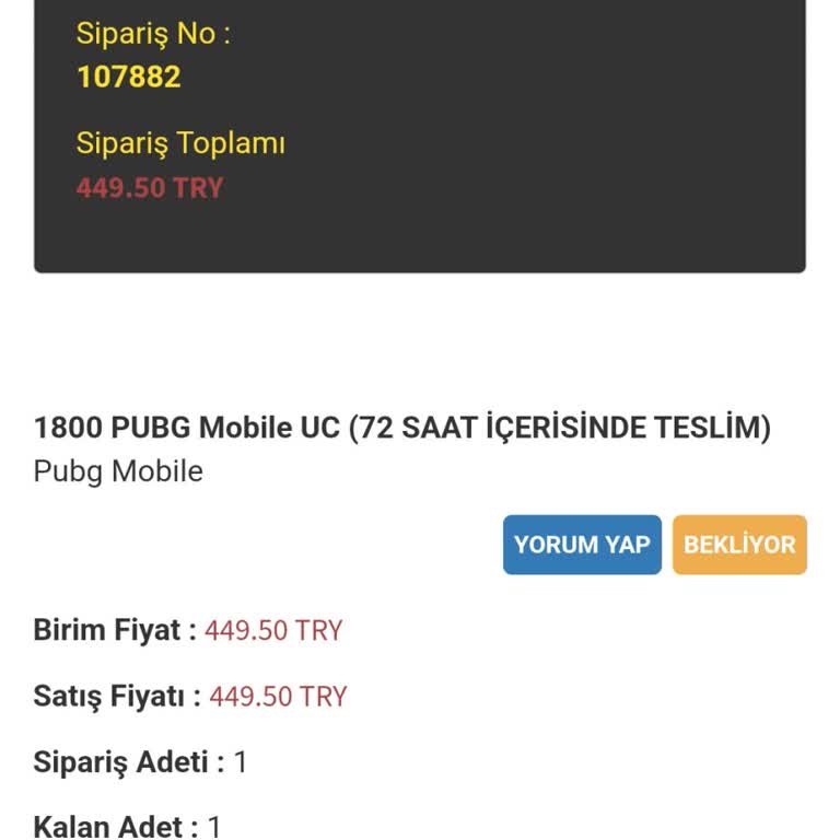 Geciken UC Teslimatı Ve Yetersiz Destek