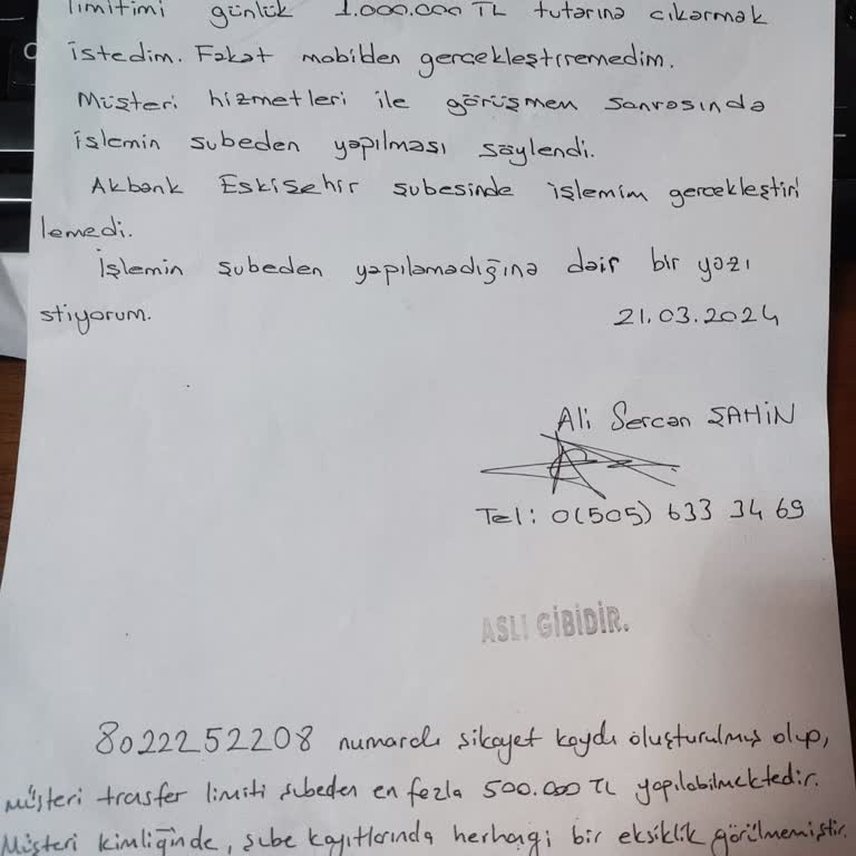 Akbank'ta Sürekli Yönlendirme Ve Çözüm Bulamama Sorunu