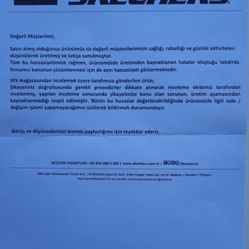 Skechers Ayakkabıda Garanti Hayal Kırıklığı!
