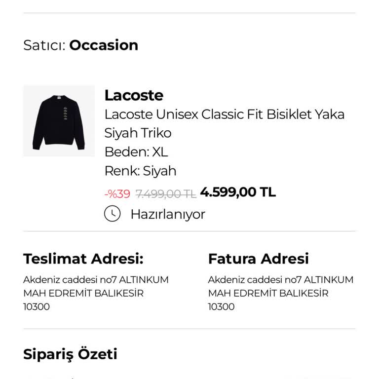 Kampanyalı Ürün Teslimatında Gecikme