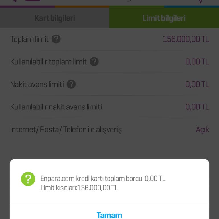 Kredi Kartı Limit Kısıtlaması Mağduriyeti