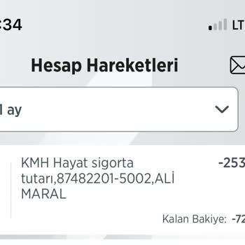 Hesabımdan Bilgim Dışında Çekilen Sigorta Ücreti