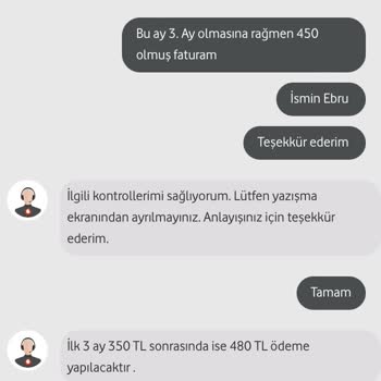 Vodafone Net'in Faturalandırma Hataları Ve Müşteri Hizmetleri Sorunları
